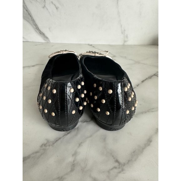 TODS Black Driving Style Ballet Flats Sz 36.5/6.5 - Picture 4 of 6